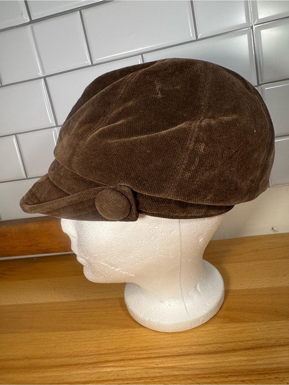 San Diego Hat Company Brown Baker Boy Cap